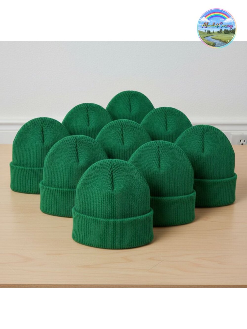 Unisex Knit Beanie Cap 100% Acrylic Warm Winter Hat Stretch One Size